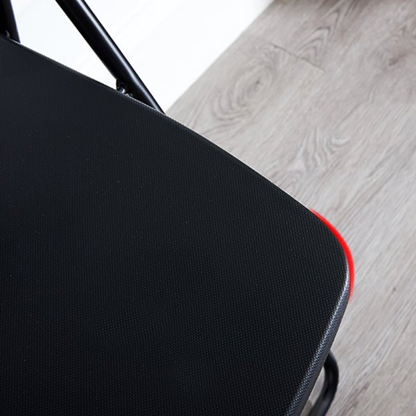 Silla lateral de metal moderna para interiores y exteriores, silla lateral de comedor plegable sin brazos