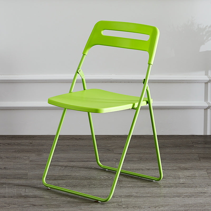 Chaise d'appoint en métal intérieure et extérieure moderne, chaise d'appoint pliante sans accoudoirs pour salle à manger