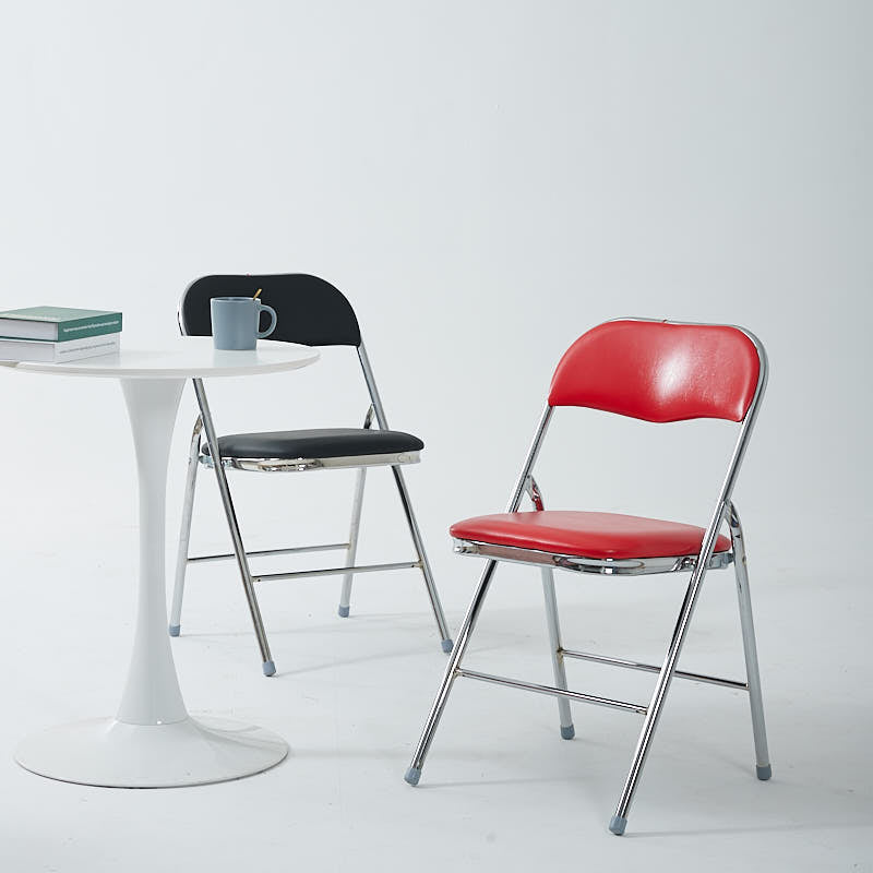 Chaise d'intérieur et d'extérieur moderne, chaise d'appoint de salle à manger à dossier ouvert sans accoudoirs en métal