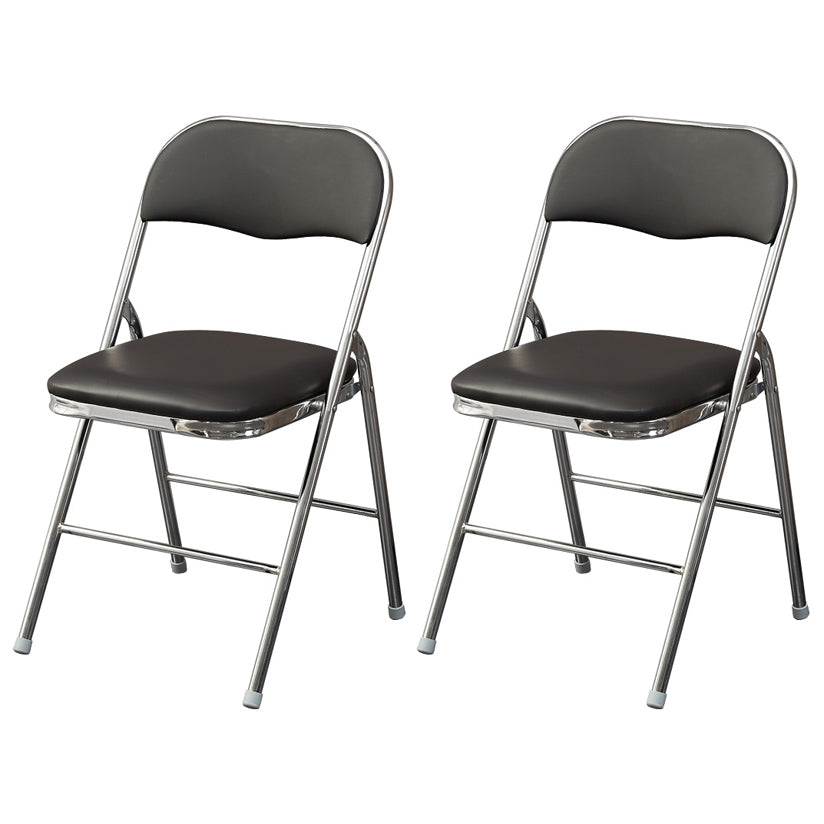 Chaise d'intérieur et d'extérieur moderne, chaise d'appoint de salle à manger à dossier ouvert sans accoudoirs en métal