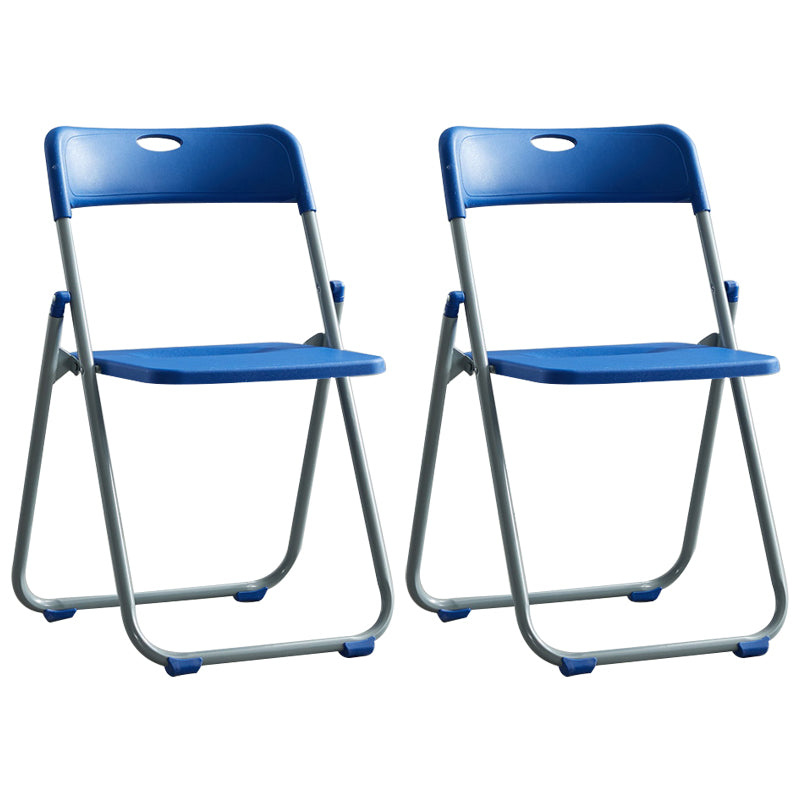 Silla de metal moderna para interiores y exteriores, silla lateral de comedor plegable con respaldo abierto y sin brazos