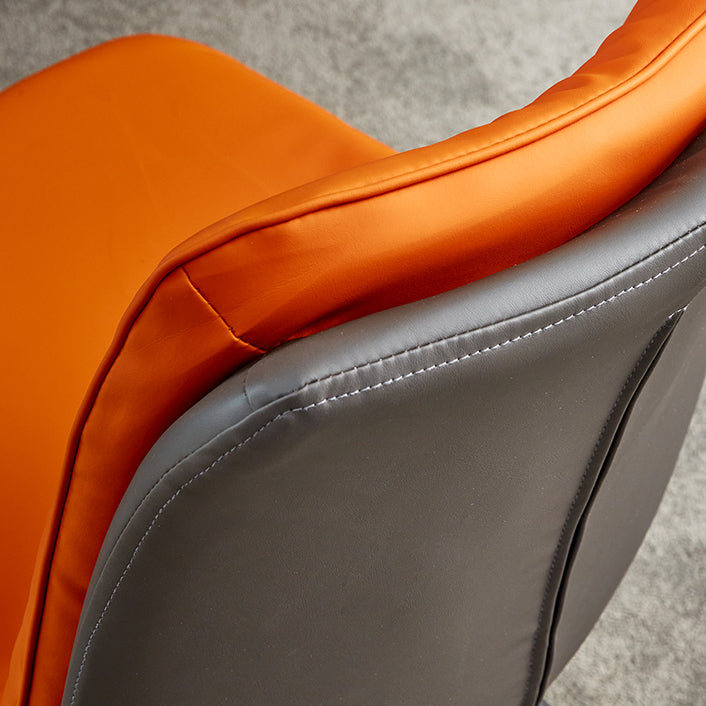 Contemporary Style Metal Dining Chair Dining Armless Side Chairs for Kitchen