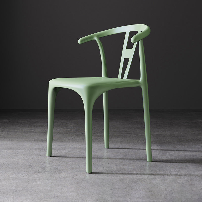 Chaises de restauration en plastique de style moderne