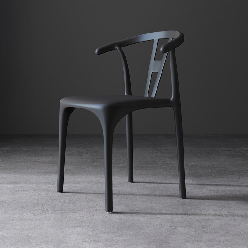 Chaises de restauration en plastique de style moderne