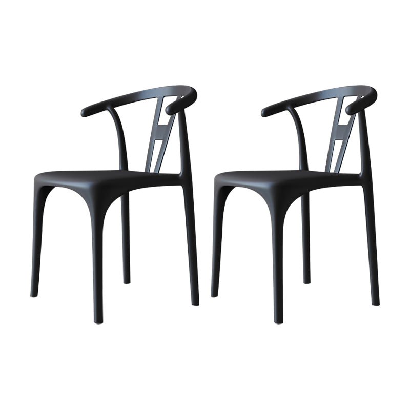 Chaises de restauration en plastique de style moderne