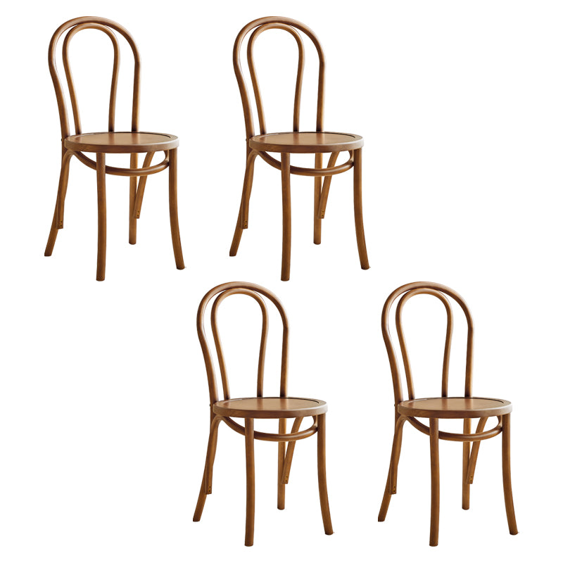 La madera de haya del estilo moderno preside el lado trasero de Windsor que cena el sistema de la silla de la cocina