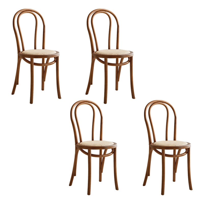 La madera de haya del estilo moderno preside el lado trasero de Windsor que cena el sistema de la silla de la cocina