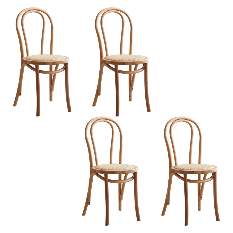 La madera de haya del estilo moderno preside el lado trasero de Windsor que cena el sistema de la silla de la cocina