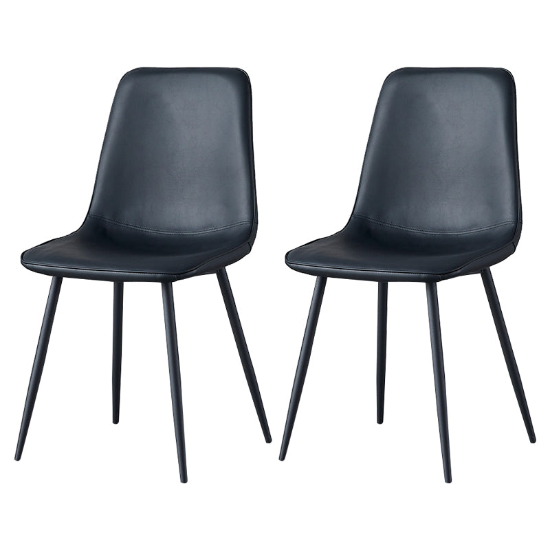 Juego de sillas de metal de estilo escandinavo, cocina, comedor, sillas laterales con respaldo sólido