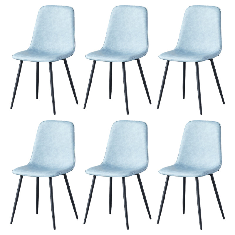 Juego de sillas de metal de estilo escandinavo, cocina, comedor, sillas laterales con respaldo sólido
