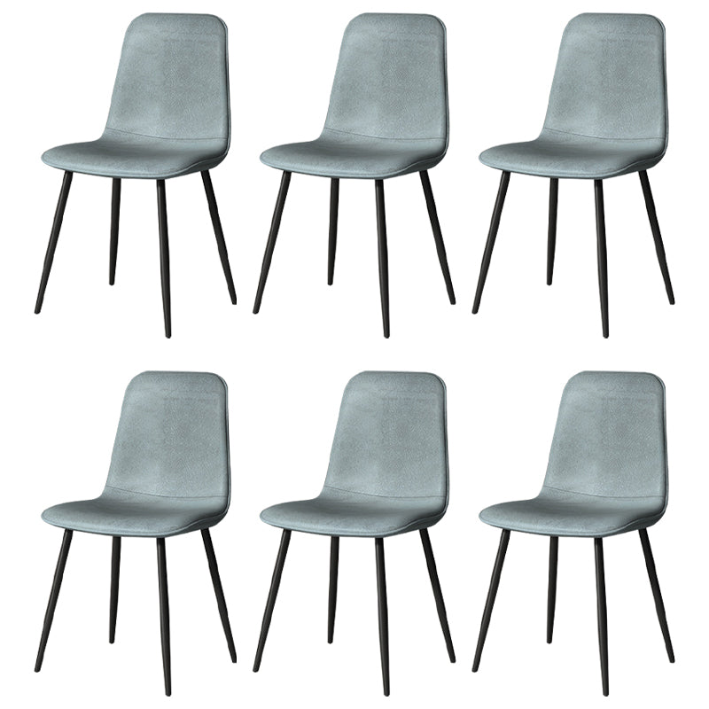 Juego de sillas de metal de estilo escandinavo, cocina, comedor, sillas laterales con respaldo sólido