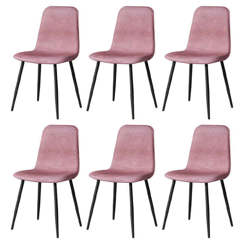 Juego de sillas de metal de estilo escandinavo, cocina, comedor, sillas laterales con respaldo sólido