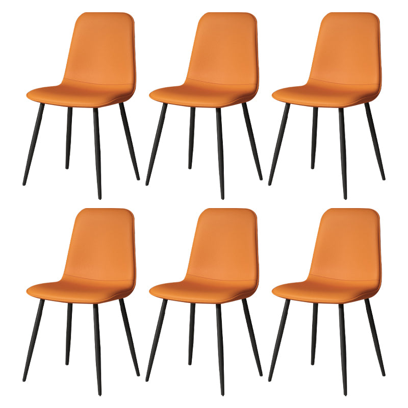 Juego de sillas de metal de estilo escandinavo, cocina, comedor, sillas laterales con respaldo sólido