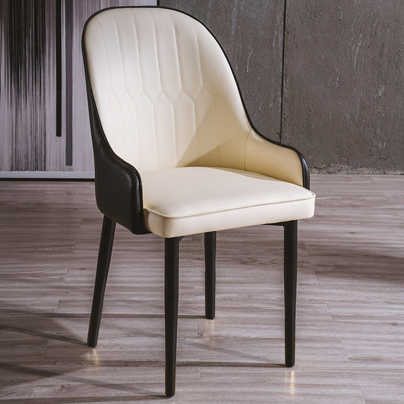 Chaises de salle à manger en métal de Style Glam, finition mate, bras de salle à manger, chaise latérale pour cuisine