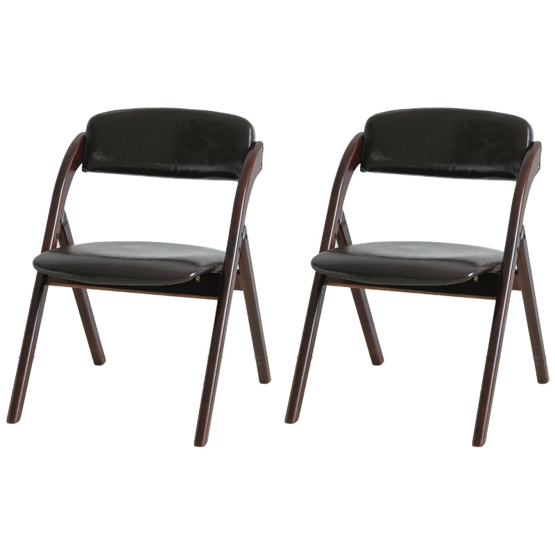 Chaise latéral de maison scandinave rembourrée en bois ouvert en bois pliant chaise