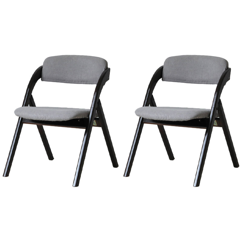 Chaise latéral de maison scandinave rembourrée en bois ouvert en bois pliant chaise