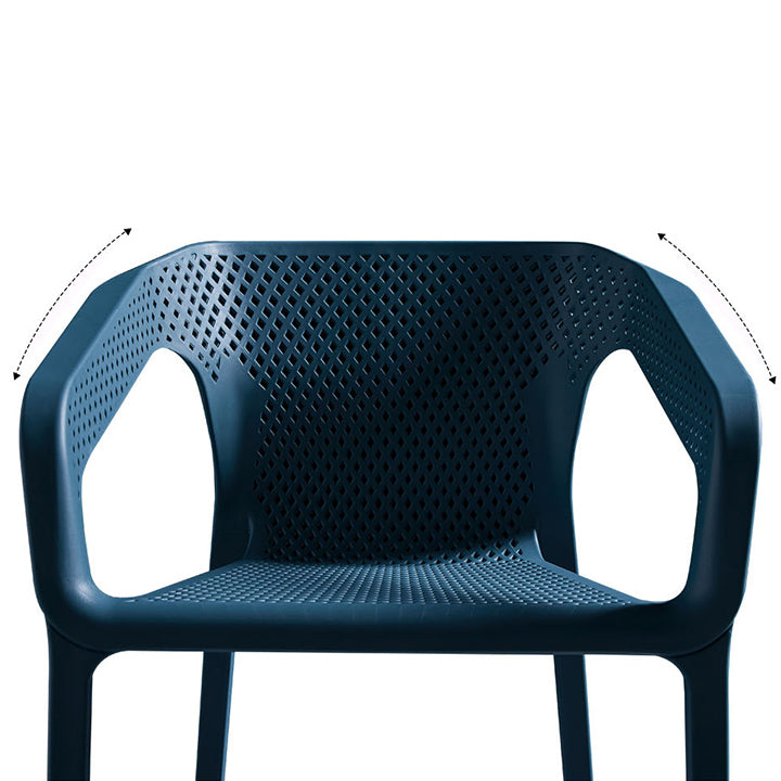 Silla de comedor de plástico de estilo moderno, sillas de comedor apilables para cocina