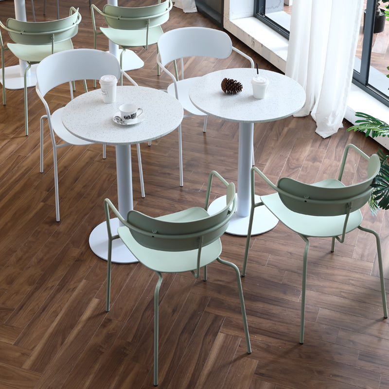Industriële stijl eettafel voetstuk eetkamercollectie, 23,6 "l x 23.6''w x 29.5" h