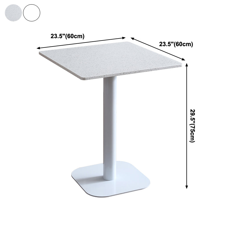 Industriële stijl eettafel voetstuk eetkamercollectie, 23,6 "l x 23.6''w x 29.5" h