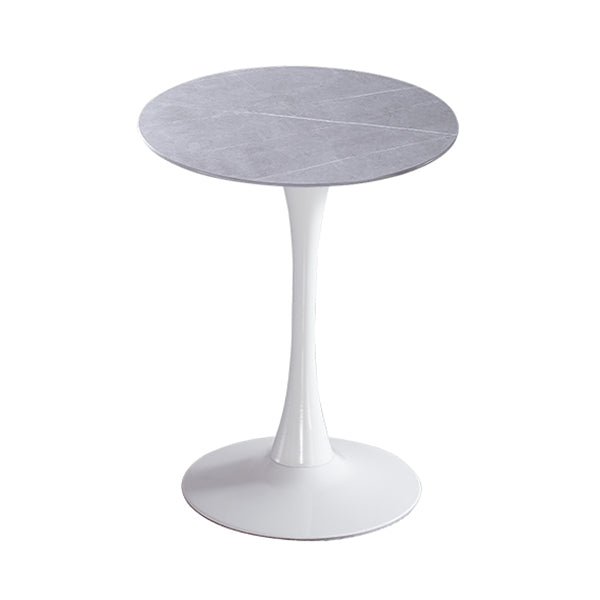 Moderner Stil runder Esstisch Sintered Stone Esstisch mit Tulpenbasis