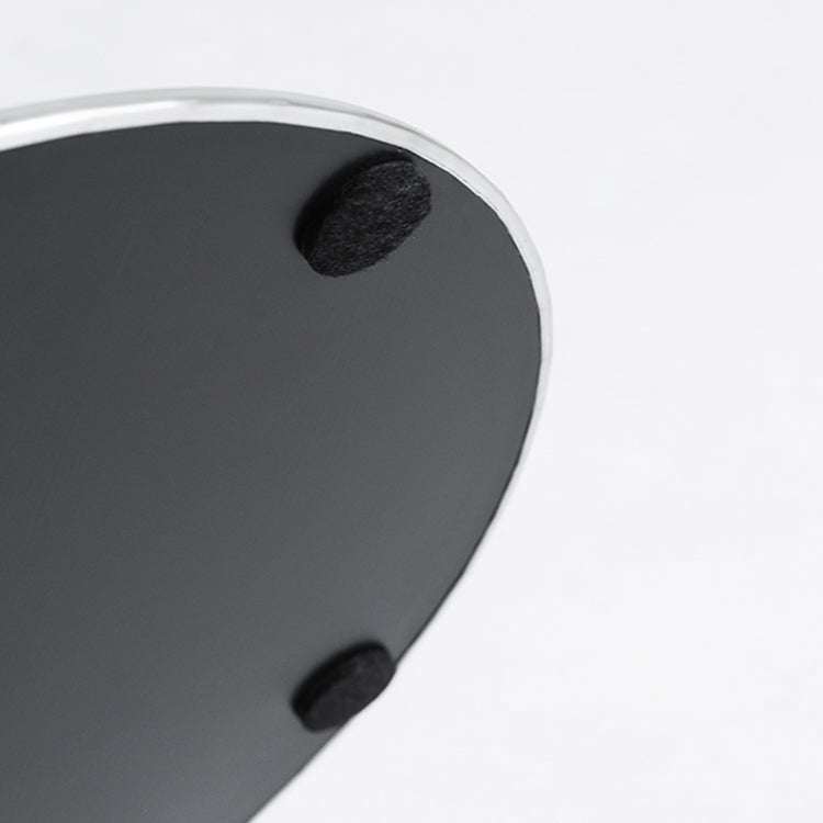 Industrial Dining Table Stainless Steel Table with Pedestal Base for Dining Room