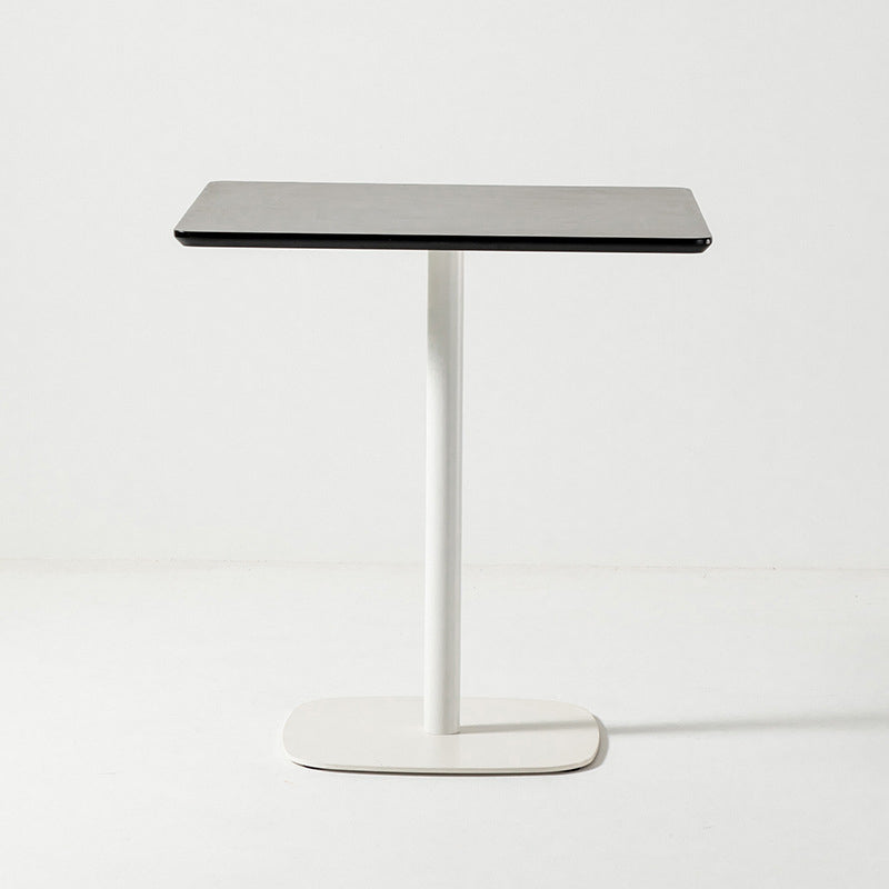 Industriële vierkante eettafel voetstuk eettafel voor thuiskeukendiner