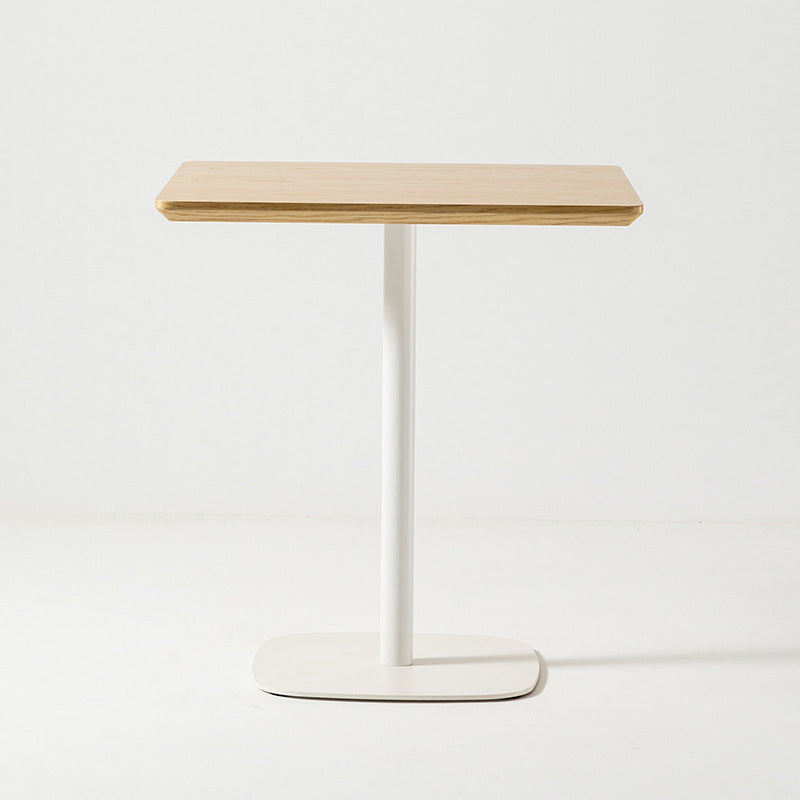 Industriële vierkante eettafel voetstuk eettafel voor thuiskeukendiner