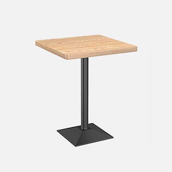 Industriële stijl houten eettafel bruine tafel met zwart frame voor eetkamer