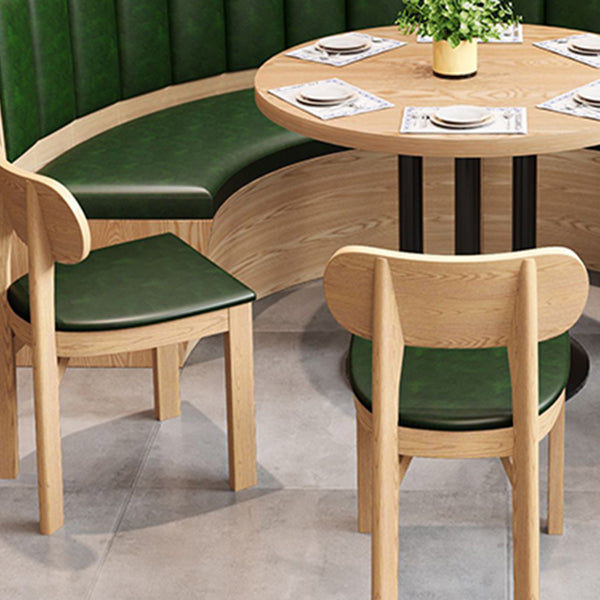 Industriële stijl houten eettafel bruine tafel met zwart frame voor eetkamer
