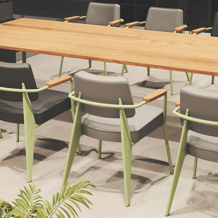 Rectangle 4 Legs Home Furniture Industrial Style Solid Wood Dining Room Collection