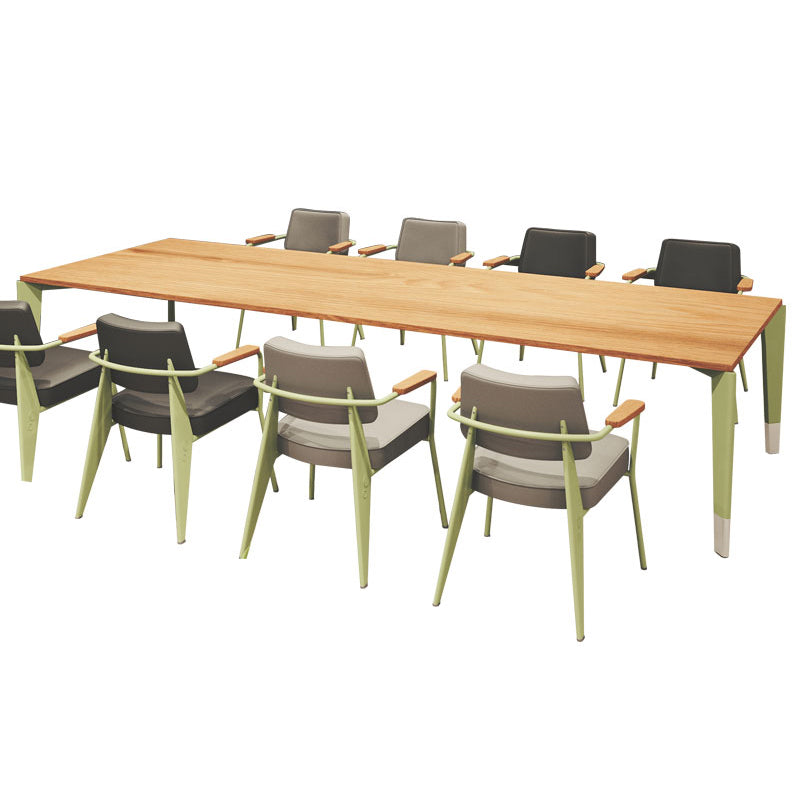 Rectangle 4 Legs Home Furniture Industrial Style Solid Wood Dining Room Collection