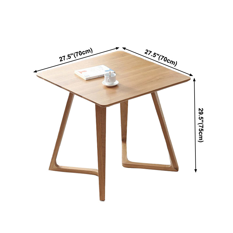 Mesa de comedor de madera maciza de roble con pedestal doble, mesa de comedor de estilo moderno