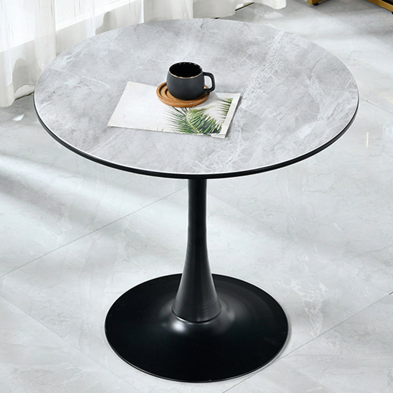Round Shape Dining Table Simplicity Style Tulip Base Table for Dining Room
