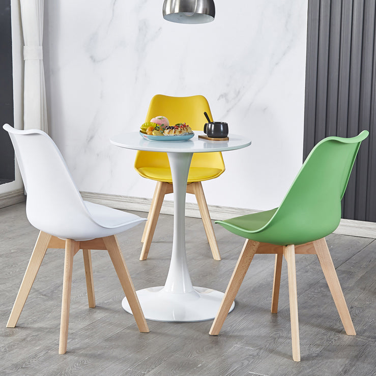 Round Shape Dining Table Simplicity Style Tulip Base Table for Dining Room
