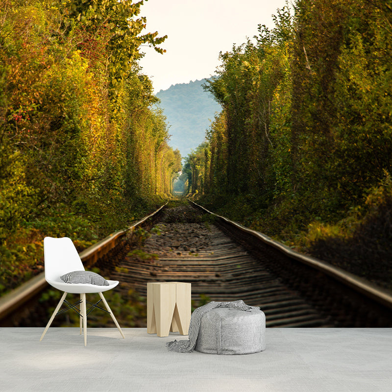 Modern Style Spatial Extension Mural Mildew Resistant Wallpaper for Home Decor