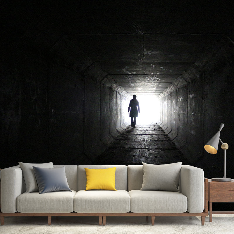 Personalized Size Spatial Extension Mural Wall Covering for Room