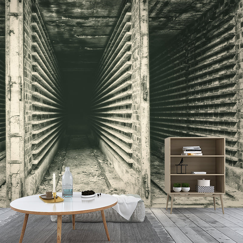 Modern Style Spatial Extension Mural Mildew Resistant Wallpaper for Decoration