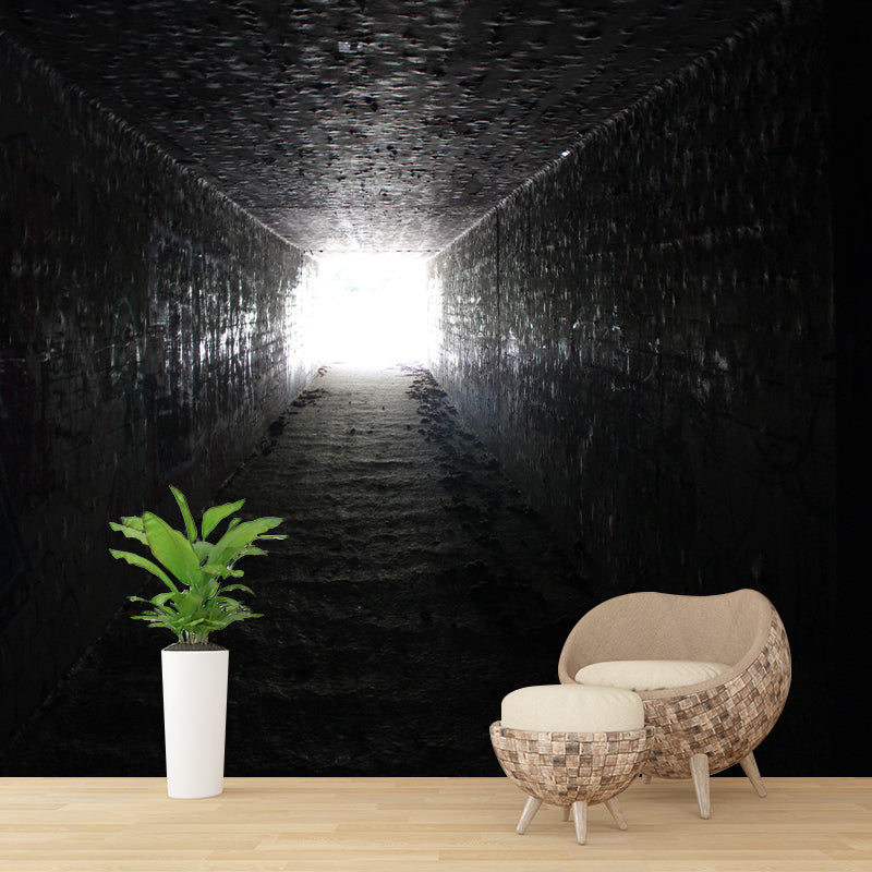 Modern Style Spatial Extension Mural Mildew Resistant Wallpaper for Decoration