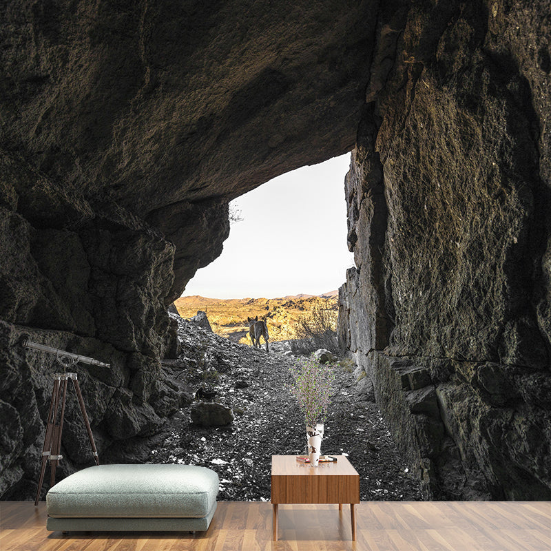 Modern Style Spatial Extension Mural Mildew Resistant Wallpaper for Home