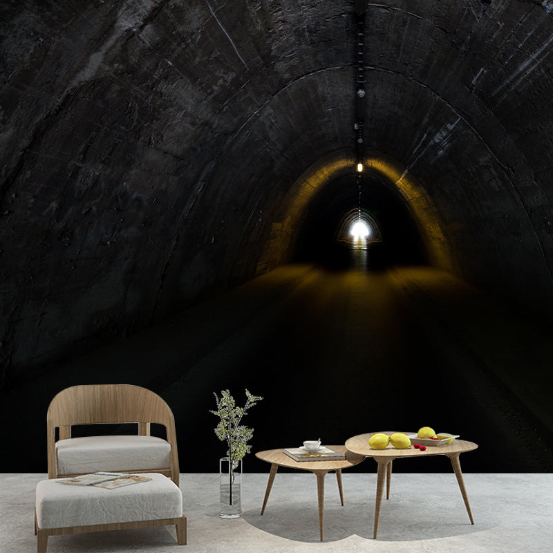 Modern Style Spatial Extension Mural Mildew Resistant Wallpaper for Home