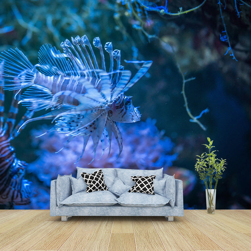 Underwater Mural Contemporary Photography Wall Covering for Home Decor