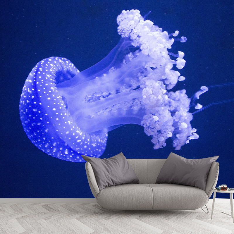 Contemporary Underwater World Wall Mural Wallpaper Eco-friendly in Bright Color
