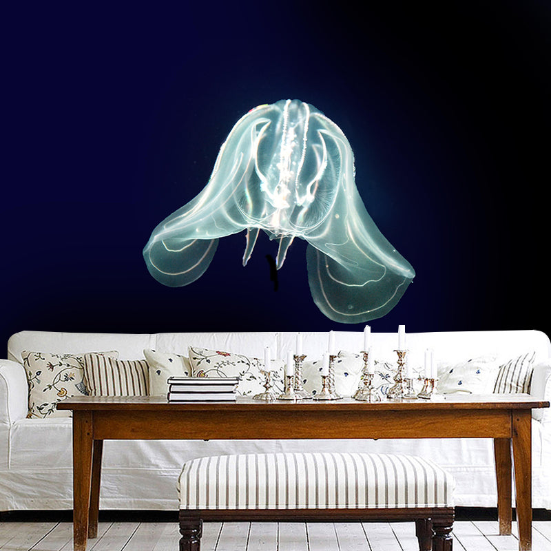 Underwater World Mural Contemporary Photography Wall Covering for Home Decor