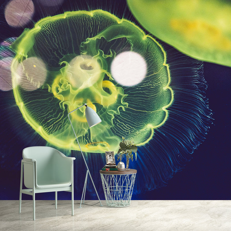 Underwater World Wall Mural Contemporary Photography Wall Covering for Home Decor