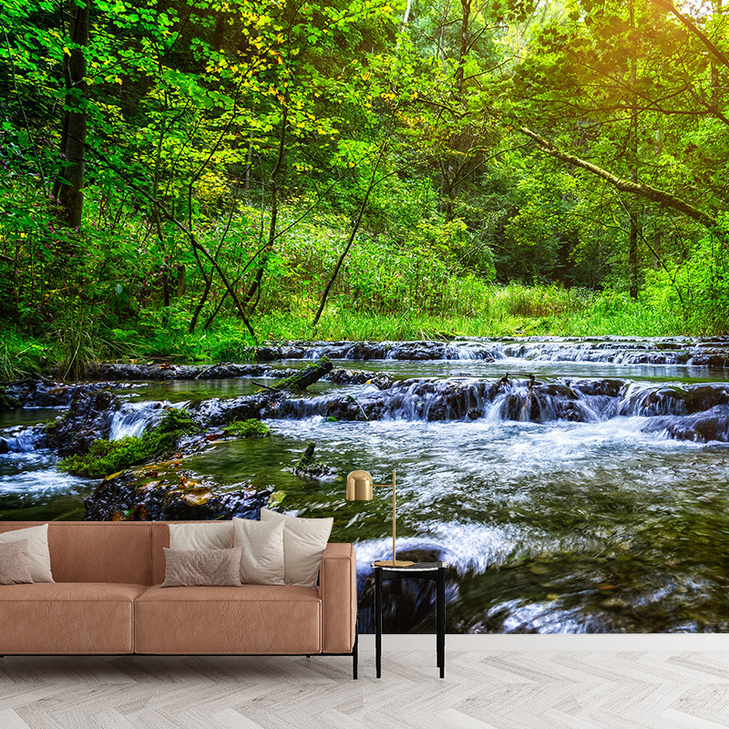 Natural Landscape Wall Mural Contemporary Living Room Wall Art for Decoration
