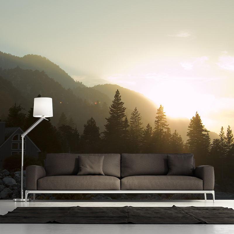 Natural Landscape Wall Mural Contemporary Decorative Living Room Wall Art for Decoration