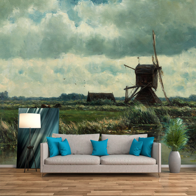 Natural Landscape Wall Mural Classic Decorative Room Wall Art for Decoration