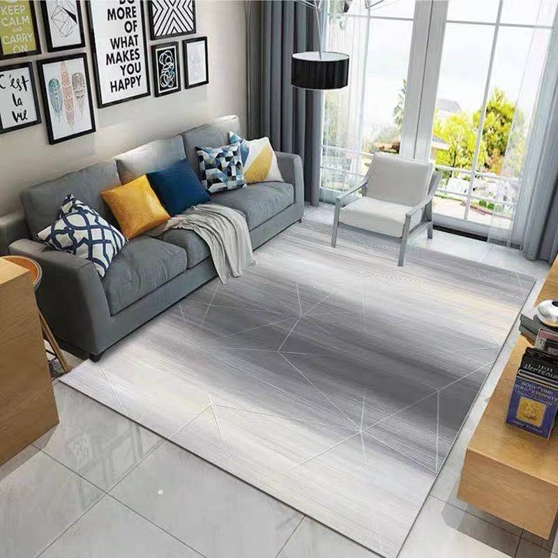 Modern prachtige tapijt polyester binnenvleed tapijt wasbare wasbare woonkamer vloerkleed met niet-slipachter