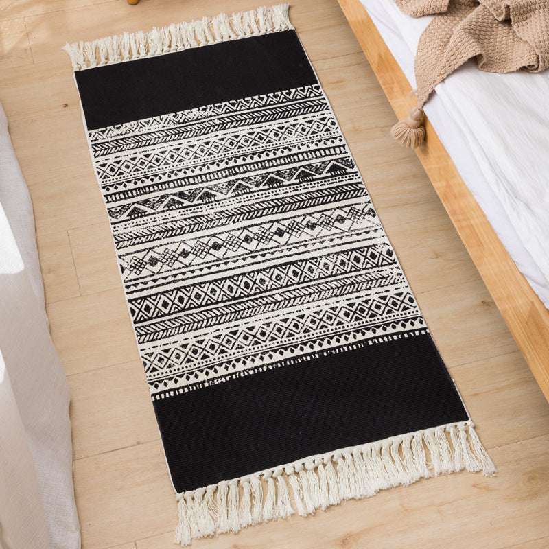 Bohemian Tribal Muster Teppich Baumwoll Innen Teppich Teppich Teppich für Wohnzimmer