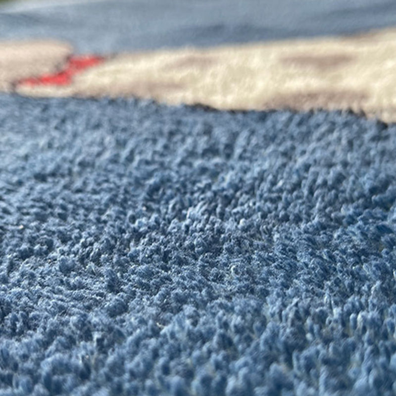 Roze modern tapijt polyester cirkel binnen tapijt wasbaar tapijt voor woonkamer